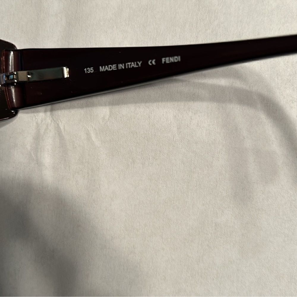 Authentic Fendi Optical Purple Rectangular Eyeglasses - Picture 6 of 8